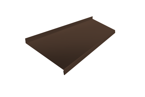 Отлив простой 200 0,45 Drap TR RAL 8017 шоколад (3м)