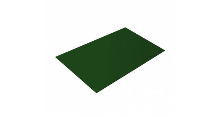 Плоский лист 0,45 PE RAL 6005 зеленый мох