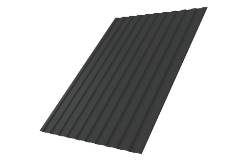 Профнастил С8А 0,5 Satin RAL 7016 антрацитово-серый