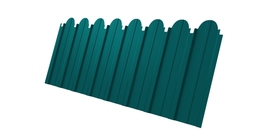 Профнастил С10A фигурный 0,45 PE RAL 5021 водная синь