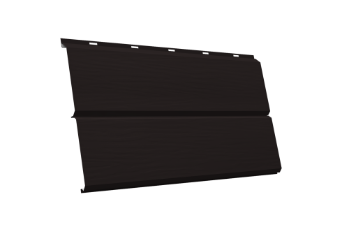 ЭкоБрус 3D 0,345 GL 0.5 Satin с пленкой RAL 9005 черный