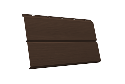 ЭкоБрус 3D 0,345 GL 0,45 Drap с пленкой RAL 8017 шоколад