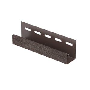 Планка J-trim Стоун-хаус Кирпич Коричневый