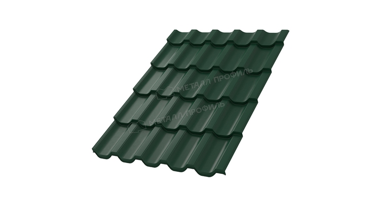 Металлочерепица МП Трамонтана XL VikingMP E 20 ral 6005 0.5 мм