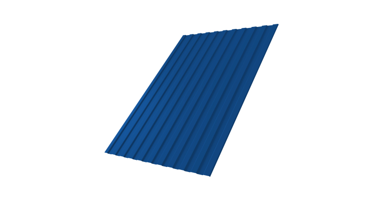 Профнастил С8А 0,5 Satin RAL 5005 сигнальный синий