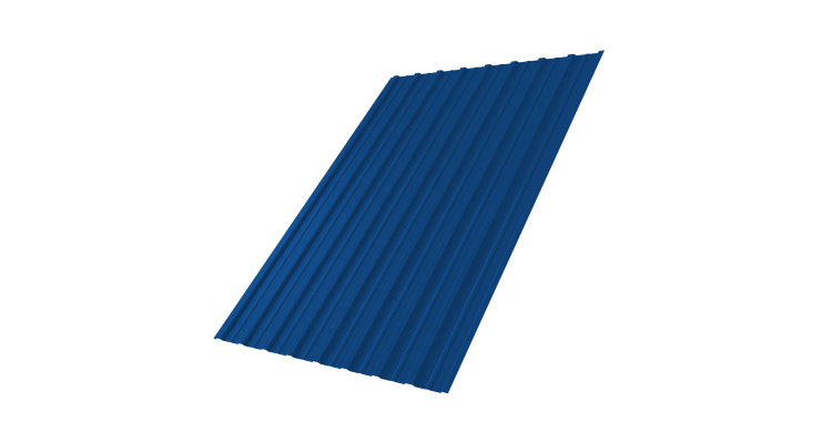 Профнастил С10A 0,4 PE RAL 5005 сигнальный синий