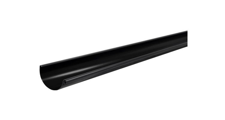 Желоб полукруглый 150 мм 3 м Мatt RAL 9005 черный