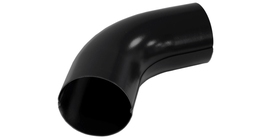 Колено 60 град 100 мм Мatt RAL 9005 черный