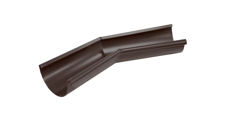 Угол желоба внутренний 135 гр 150 мм Мatt RAL 8017 шоколад