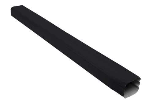 Труба прямоугольная Vortex 3м RAL 7024 мокрый асфальт