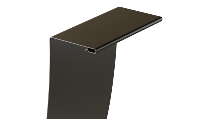 Универсальный околооконный профиль 89/254 мм, 3 м Шоколад