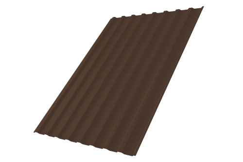 Профнастил С20В 0,7 PE RAL 8017 шоколад