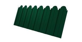 Профнастил C10A фигурный 0.5 Satin Matt RAL 6005 зеленый мох