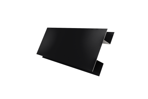 Планка H-образная Блок-хаус new 0,45 Drap TX RAL 9005 черный (3м)