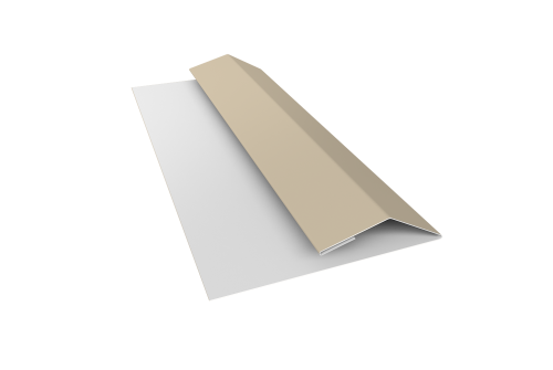 Планка финишная Блок-хаус new 0,45 Drap TX RAL 1015 светлая слоновая кость (2м)