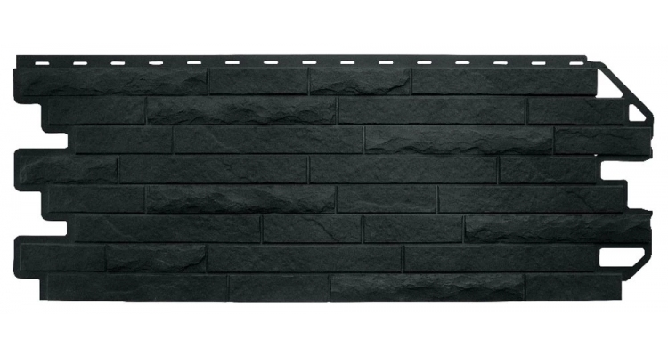 Панель Кирпич Антик (Графит) ЭКО АП 1160*420*17 мм (уп-ка 10 шт.)