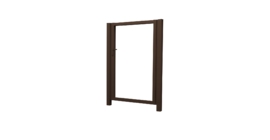 Калитка Жалюзи Texas 2.0х1 RAL 8017 без заполнения (ламель 125 мм)