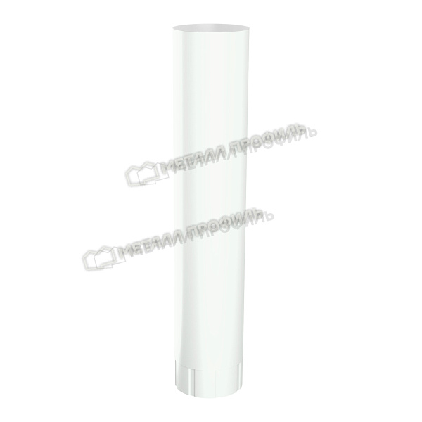 Труба водосточная Металл Профиль ПРОЕКТ D150х1000 RAL 9003