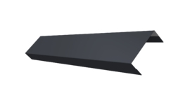 Ламель лицевая 50 забора жалюзи Texas 0.45 PE-Double с пленкой RAL 7024 мокрый асфальт