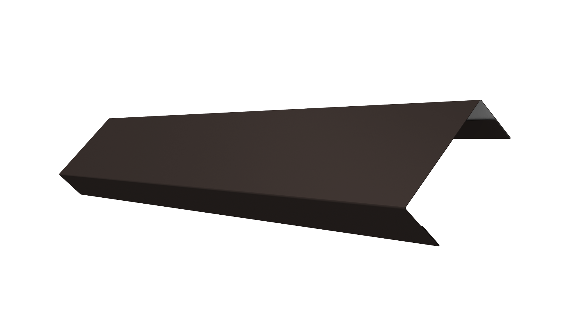 Ламель лицевая 50 забора жалюзи Texas 0.5 Drap TX RR 32 темно-коричневый