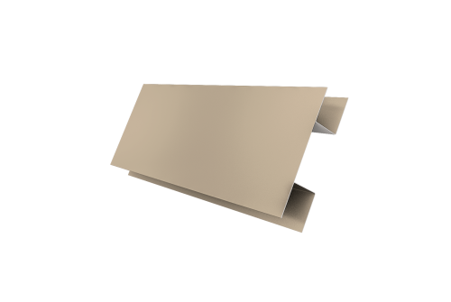 Планка H-образная Экобрус 0,45 Drap TX RAL 1015 светлая слоновая кость (2м)