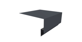 Планка околооконная сложная Экобрус Grand Line 200х75х25 0,5 Drap TX RAL 7024 мокрый асфальт (2м)