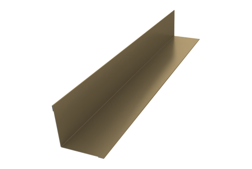 Угол внутренний 50х50 0,45 PE с пленкой RAL 1014 слоновая кость (3м)