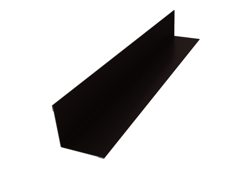 Угол внутренний 50х50 0,45 Drap RAL 9005 черный (2м)