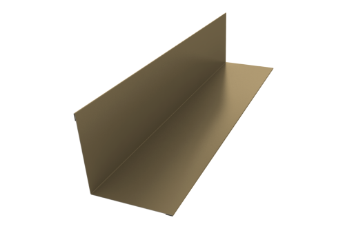 Угол внутренний 110х110 0,45 PE с пленкой RAL 1014 слоновая кость (3м)