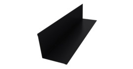 Угол внутренний 110х110 0,45 Drap TR RAL 9005 черный (3м)