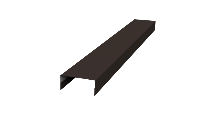 Крышка 30х15 жалюзи Texas 0,5 PurPro RR 32 темно-коричневый (3м)