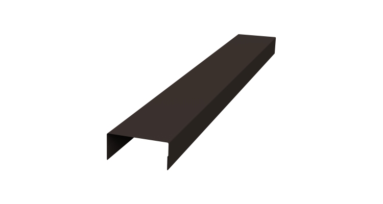 Крышка 45х20 жалюзи Texas 0,45 Drap TX RR 32 темно-коричневый (3м)