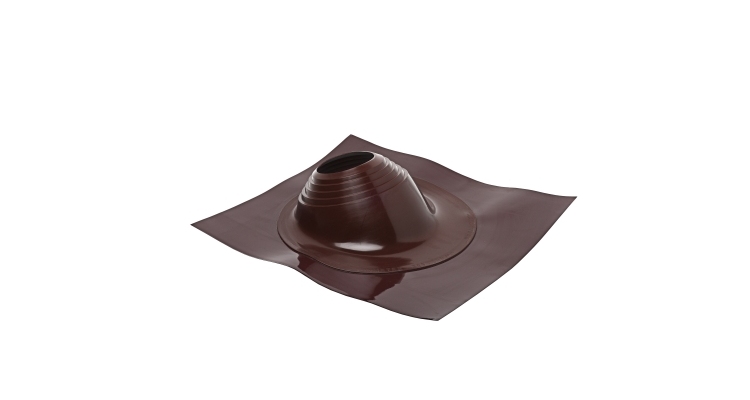 Проходной элемент MF угловой №2 (180-280мм) +185 EPDM (металлический окрашенный фланец) коричневый