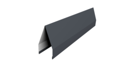 Ламель забора жалюзи Tokyo 0,5 Satin Matt TX с пленкой RAL 7024 мокрый асфальт