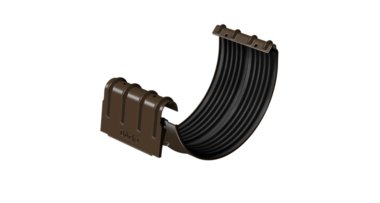 Соединитель желобов Stal Standard, коричневый