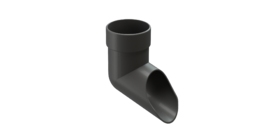 Наконечник для водосточной трубы LUX, графит